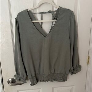 Maurices Olive Green Blouse